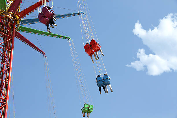 istock Carousel in an amusement park 105551757