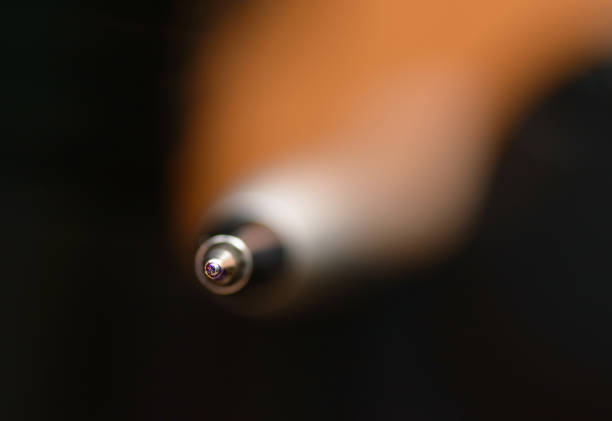 Macro shot of tip pen. Shallow depth of field.