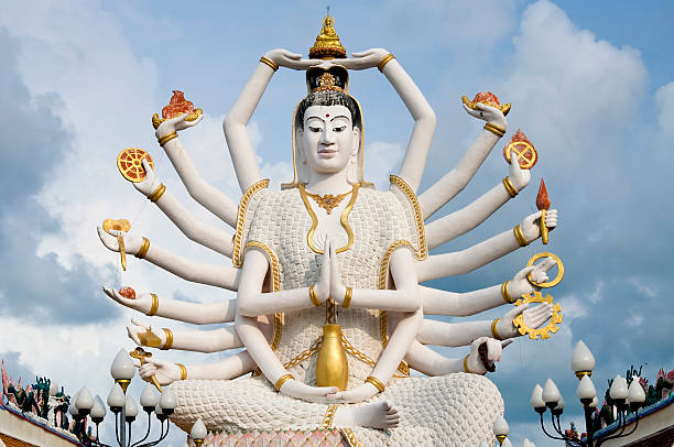 White Guanyin Statue in Thailand.