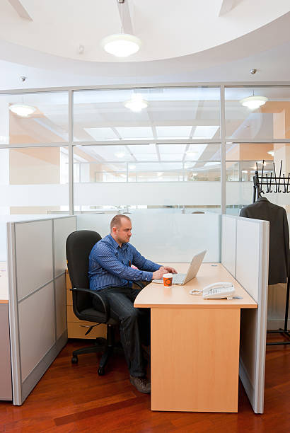 istock Employee in the office 105554488