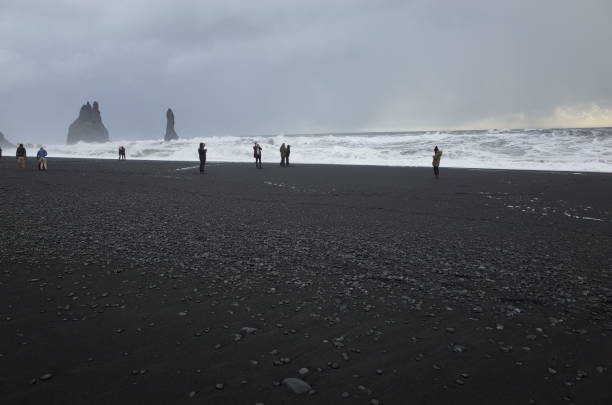 istock black sand beach, Reynisfjara in Iceland 1055544920