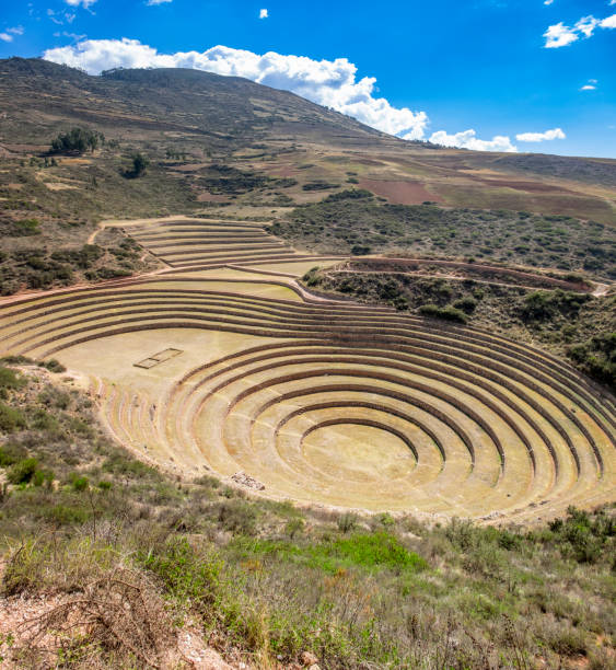 istock Circular Inca Terraces At Moray In Peru 1055551108