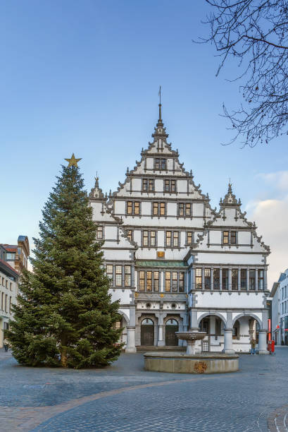 istock Town hall of Paderborn, Germany 1055554030
