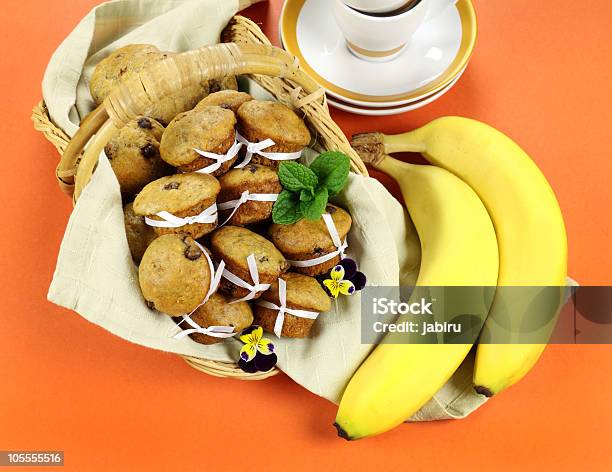 Foto de Chip Bolinhos De Choc e mais fotos de stock de Alimentação Não-saudável - Alimentação Não-saudável, Banana, Bolinho