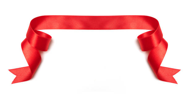 istock red ribbon banner on white background 1055555898