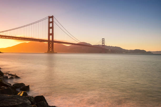 istock Golden Gate Bridge in San Francisco during sunset 1055557570