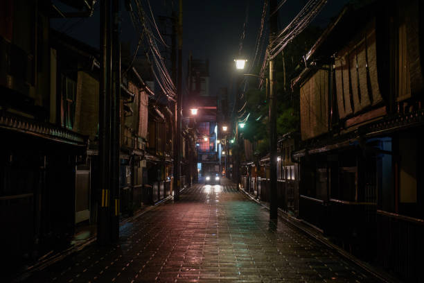 istock A car in the empty street 1055571492