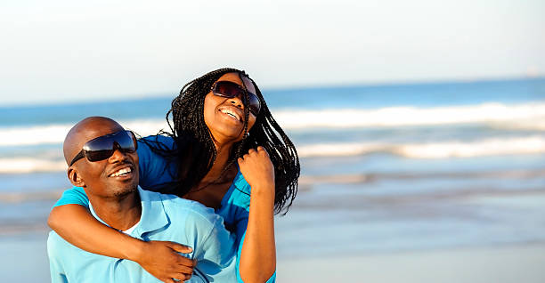 istock Gorgeous happy couple 105557564