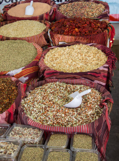 istock Dry herbal plants for remedy in view 1055577384