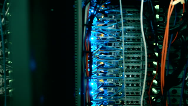 Data Center Network Switch Blue