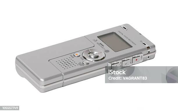 Digital Voice Recorder Stock Photo - Download Image Now - Color Image, Cut Out, Dictaphone