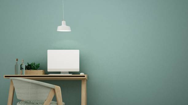 istock The interior relax space 3d rendering and white background minimal 1055580578