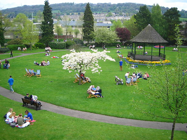 istock Garden in Bath, England 105558186