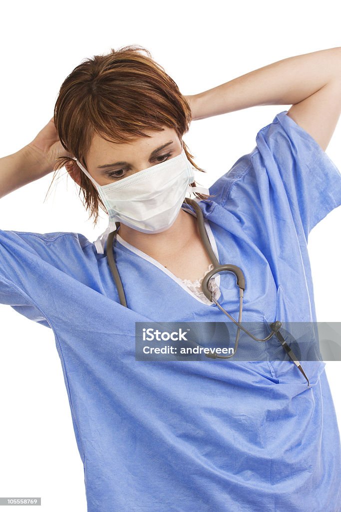 Jovem caucasiana assistente médico feminino - Foto de stock de 20 Anos royalty-free