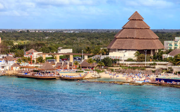 istock Aerial View of Cancun, Mexico 1055589728