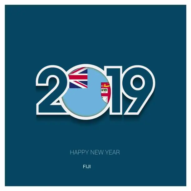 Vector illustration of 2019 Federation Bosnia and Herzegovina Typography, Happy New Year Background