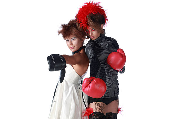 istock Beautiful Boxing Girls 105559453