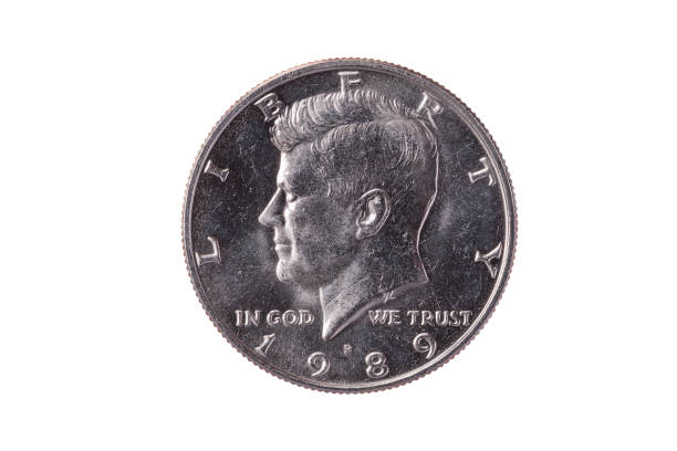 istock USA half dollar coin President John Kennedy 1055596818