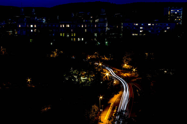 istock Street at night 1055597252