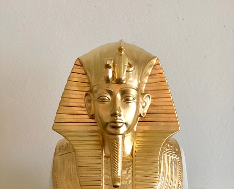 Gold colored Sphinx replica