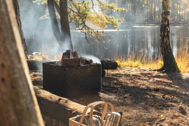 istock An outdoor barbecue place 1055608090