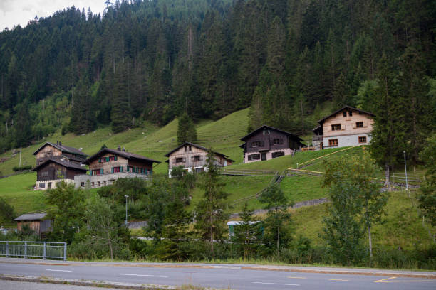 istock Steg, central Principality of Liechtenstein 1055609548