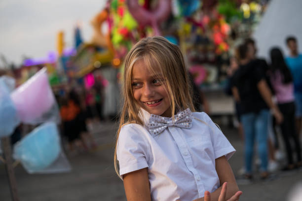 istock Pretty 7 years old blue eyes child smiling 1055614684