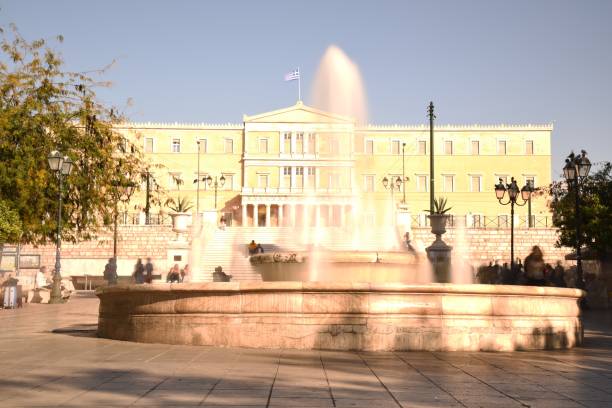 istock View of Greek Parliament 1055615324