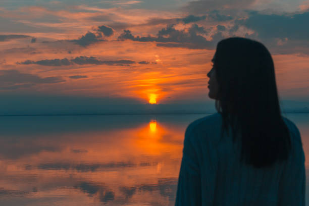 istock perfect reflection in the lagoon 1055615454