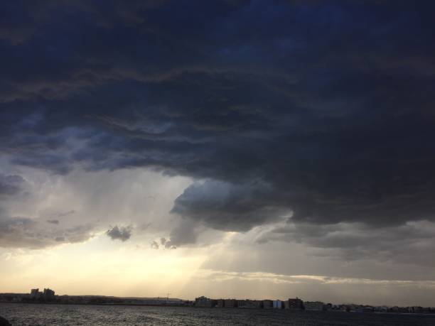 istock Moody sky at Torrevieja Port 1055617526