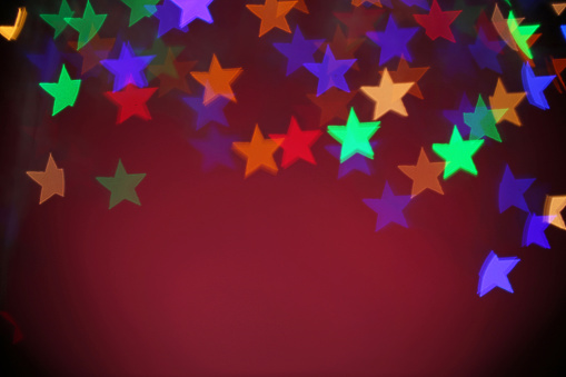 Abstract colourful bokeh background