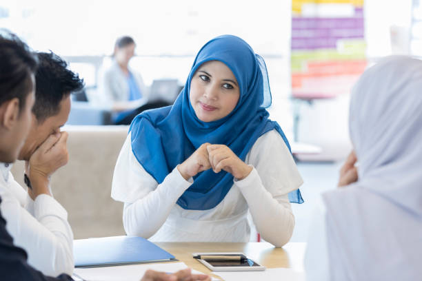 istock Serious manager reprimands employee 1055627790