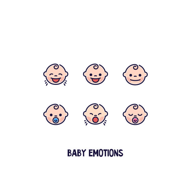 Baby Smile Illustrations, Royalty-Free Vector Graphics & Clip Art - iStock