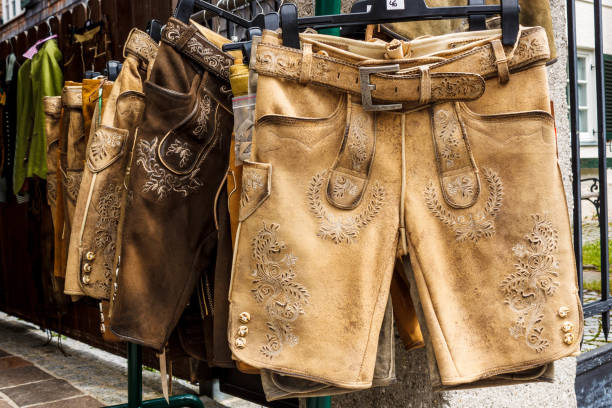 istock Traditional austrian and bavarian lederhosen (leather pants) 1055631342
