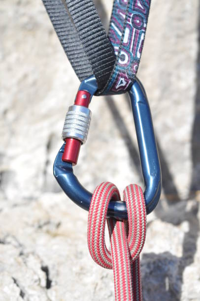 istock Carabiner and Rope 1055631354