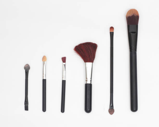 Makeup brushes for women who love beauty, each size is different.