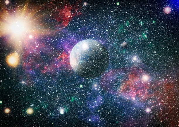 istock planets, stars and galaxies in outer space showing the beauty of space exploration. Elements furnished by NASA 1055636204