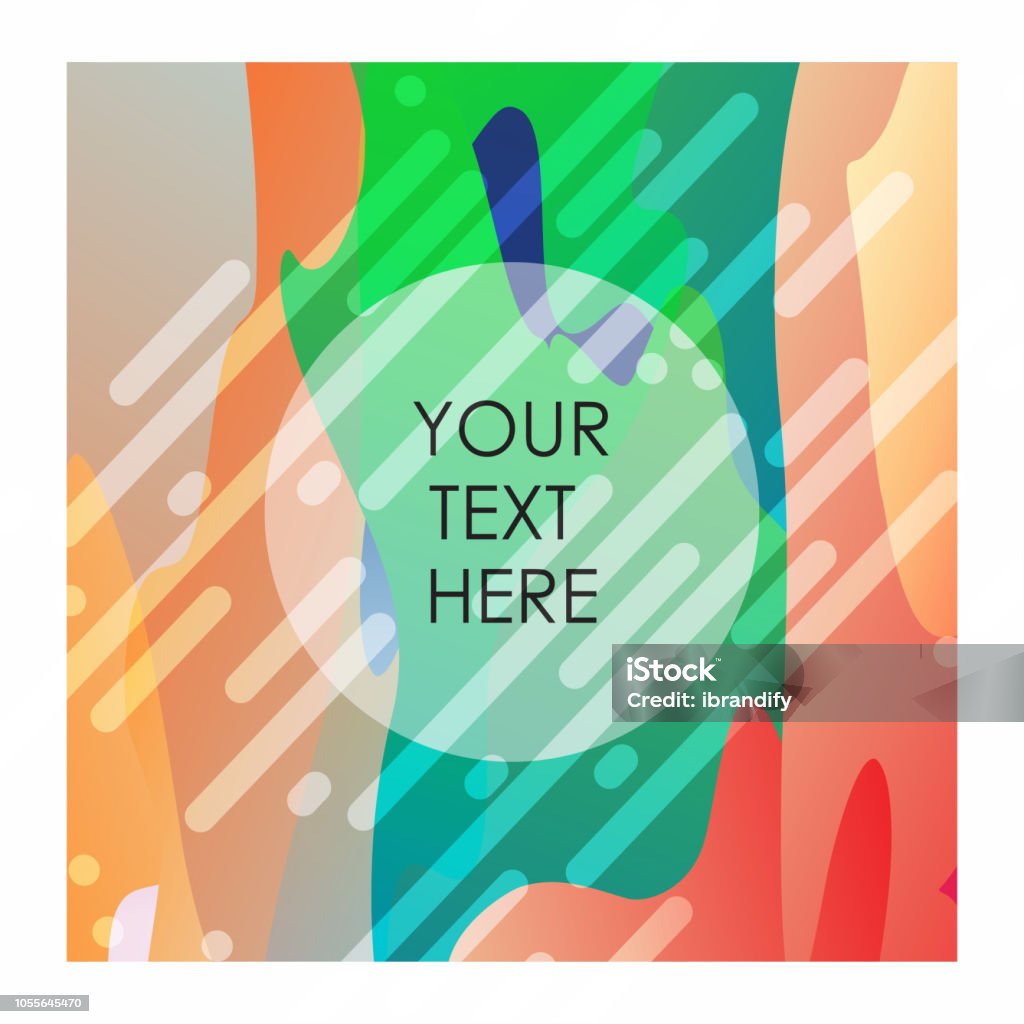 Typogrphy Vector Colorful Background With Typography Vector Stock Illustration ...
