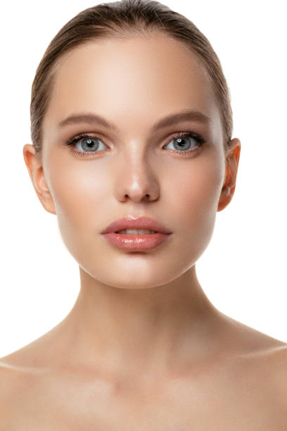istock Beautiful woman with make-up 1055650052