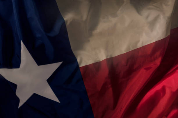 la bandera del estado de texas - lone star symbol fotografías e imágenes de stock