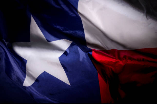 la bandera del estado de texas - lone star symbol fotografías e imágenes de stock