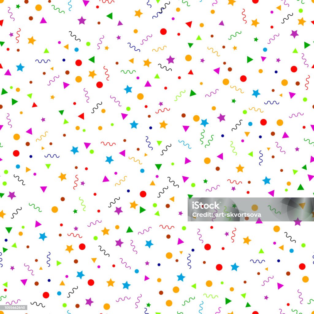 Ilustración de Patrón Transparente Con Confeti Fondo De Vacaciones Celebración Fondo De Vector Abstracto Confeti Diseño Retro De Memphis Ideal Para Rellenos De Patrón Fondos De Pantalla Fondos De Página Web y Ilustración de Patrón Transparente Con Confeti Fondo De Vacaciones Celebración Fondo De Vector Abstracto Confeti Diseño Retro De Memphis Ideal Para Rellenos De Patrón Fondos De Pantalla Fondos De Página Web y
