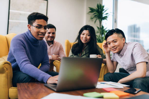 istock Developing new business strategy with coworkers 1055664644