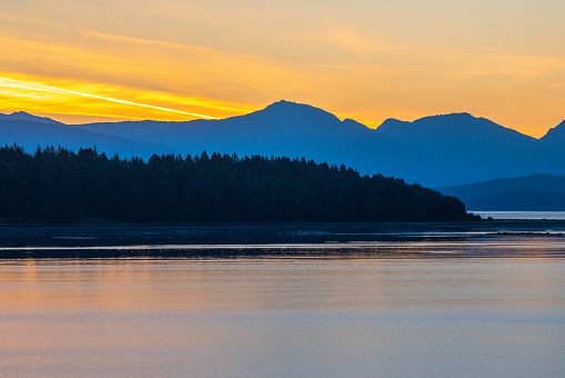Mountain, Dawn, Sunrise - Dawn, Glacier Bay National Park, Alaska - US State