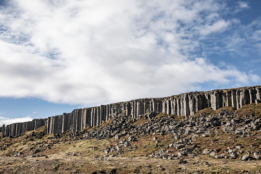 Gerduberg Cliffs in Snaefellsnes Iceland