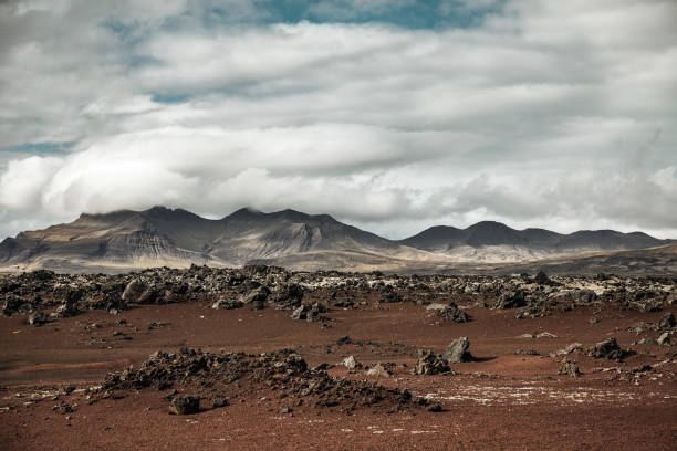 Volcanic landscape in Snaefellsnes Iceland
