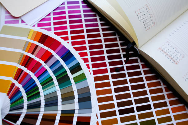 istock Color print of pantone statistics offset 1055680914