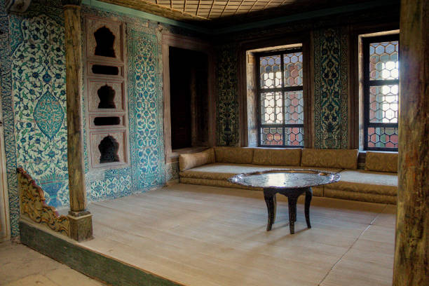 istock Old window Architecture from the Ottoman times 1055681004