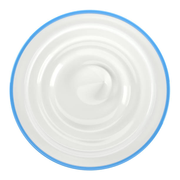 istock Blue bowl of sour cream 1055686444