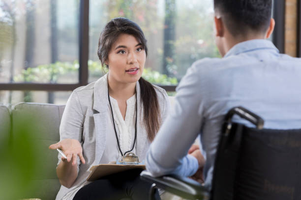 istock Counselor gives advice 1055689312